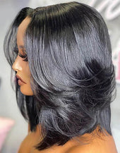RSW-13 Layered Bob Glueless 7X5 Lace